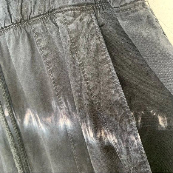 Cloth Stone Anthropolgie Pants Joggers Woman XS Charcoal Chambray Pockets New - Picture 3 of 12